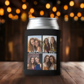 4 Fotocollage - u kunt achtergrondkleur wijzigen Blikjeskoeler