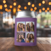 4 Fotocollage - u kunt achtergrondkleur wijzigen Blikjeskoeler