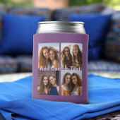 4 Fotocollage - u kunt achtergrondkleur wijzigen Blikjeskoeler