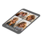 4 Fotocollage - u kunt achtergrondkleur wijzigen Magneet (Linkerzijde)