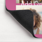 4 Fotocollage - u kunt achtergrondkleur wijzigen Muismat (Hoek)