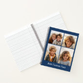 4 Fotocollage - u kunt achtergrondkleur wijzigen Notitieboek (Binnen)