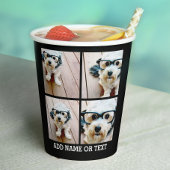 4 Fotocollage - u kunt achtergrondkleur wijzigen Papieren Bekers