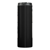 4 Fotocollage - u kunt achtergrondkleur wijzigen Thermosbeker (Achterkant)