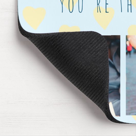 4 fotocollage Vaderdag Love you Daddy Muismat (Hoek)