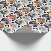 4 Fotocollage Verjaardag Cadeaupapier (Hoek)