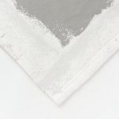 4 Fotocollage Voeg familienaam toe Grijs Groot Fleece Deken (Hoek)