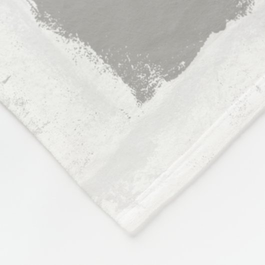 4 Fotocollage Voeg familienaam toe Grijs Groot Fleece Deken (Hoek)