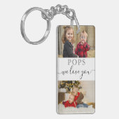 4 Fotocollage We houden van je beste Poppen ooit Sleutelhanger (Voorkant Links)