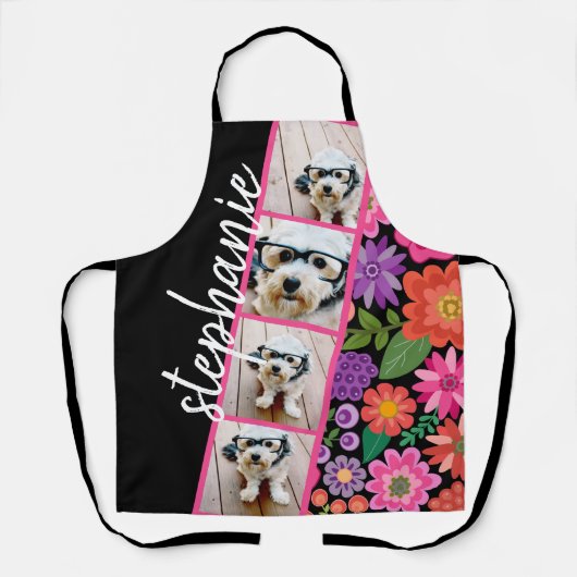 4 Fotofilmstrips - Script Name Funky Flowers Schort (Voorkant)