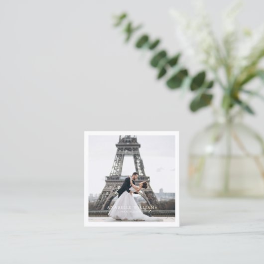 4 Fotogalerij | Fotografie Vierkante Visitekaartje (Staand voorkant)