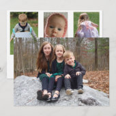 4 Fotokaart voor elke keer Bedankkaart (Voorkant / Achterkant)