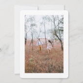 4 Fotokoppels Vrijgezellenfeest Chic Modern Script Kaart (Achterkant)