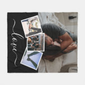 4 Fotoliefhebbers op maat Fleece Deken (Voorkant (Horizontaal))