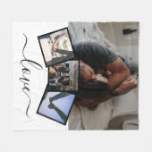 4 Fotoliefhebbers op maat Fleece Deken (Voorkant (Horizontaal))