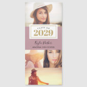 4 Fotomagnetische Afstuderen Aankondiging Kaarten (Voorkant)