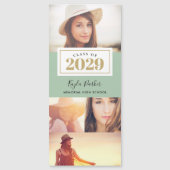 4 Fotomagnetische Afstuderen Aankondiging Kaarten (Voorkant)