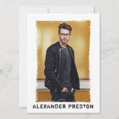 4 Fotomodel Actor Comp Kaart Grunge 5.5x7.5 (Voorkant)