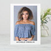 4 Fotomodel Actor Comp Zed Kaart 5.5x7.5 (Staand voorkant)