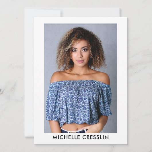 4 Fotomodel Actor Comp Zed Kaart 5.5x7.5 (Voorkant)