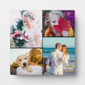 4 Fotoplak met zwarte Sjabloon met standaard afger Fotoplaat (Voorkant)