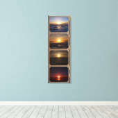 4 Foto's 12"x 36"Verpakt Canvas (Insitu (Houten vloer))