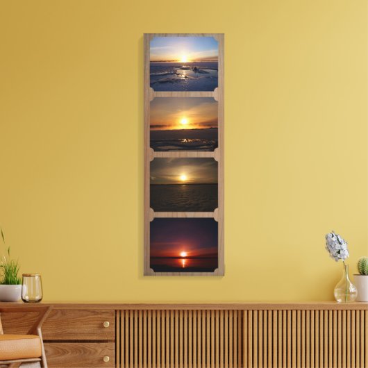 4 Foto's 12"x 36"Verpakt Canvas (Insitu (Woonkamer))