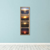 4 Foto's 12"x 36"Verpakt Canvas (Insitu (Houten vloer))