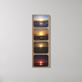 4 Foto's 12"x 36"Verpakt Canvas Afdruk