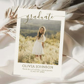 4 foto's Afstudeerfeest aankondiging