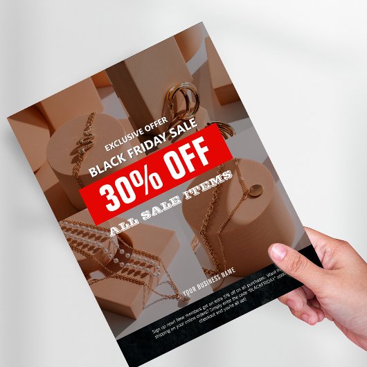 4 Foto's Black Friday Sale Product Promo Flyer