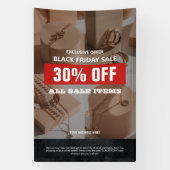 4 Foto's Black Friday Sale Product Promo Spandoek (Verticaal)