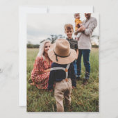 4 foto's Christmas Kaart & Ruimte voor Tekst (Achterkant)