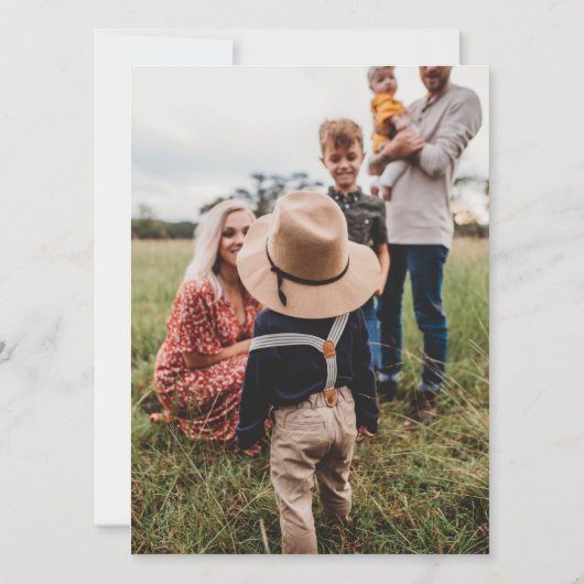 4 foto's Christmas Kaart & Ruimte voor Tekst (Achterkant)