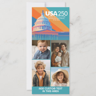 4 Fotos Collage - VS 250 Capitolkoepel Amerika Kaart