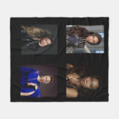 4 Foto's Fleece Deken (Voorkant (Horizontaal))