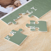 4 foto's galerij collage gepersonaliseerd legpuzzel (Zijkant)