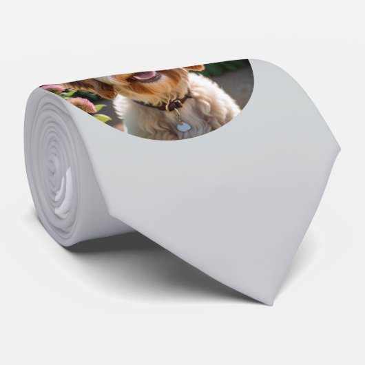 4 foto's Galerij Familie Fotografie Licht Grijs Stropdas (Opgerold)