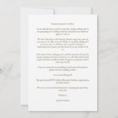 4 Foto's Lijst voor botanische vertakkingen Save The Date (Achterkant)