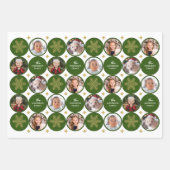 4 Foto's Moderne, unieke kerst Inpakpapier Vel (Voorkant)