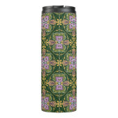 4 foto's + tekst Olijf en lavender Azulejos Thermosbeker (Achterkant)