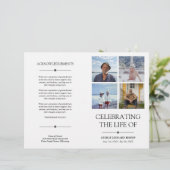 4 Foto's Viering van Life Begrafenisprogramma (Staand voorkant)