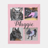 4 Foto's  vlooiendoekje Fleece Deken (Voorkant)