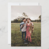 4 Foto's Watercolor Kerstkaart (Achterkant)