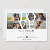 4 Foto's White Chic Trendy Collage Wedding Covid19 (Voorkant)