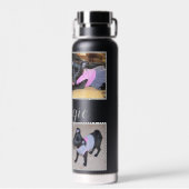 4 Foto's  | Zwarte waterflesje Waterfles (Achterkant)