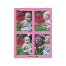 4 Fotosjabloon in roze Baby blikvanger