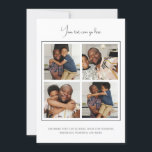 4 Fotosjabloon Kaart<br><div class="desc">Vier foto platte kaarten. Gepersonaliseerd met uw eigen 4 foto's en tekst van Ricaso .. voeg uw eigen gegevens toe aan deze prachtige kaarten die een indruk zullen maken - geschikt voor vele toepassingen,  waaronder Kerstmis,  verjaardagen,  bruiloften,  en nog veel meer</div>
