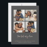4 Fotosjabloon Kaart<br><div class="desc">Vier foto platte kaarten. Gepersonaliseerd met uw eigen 4 foto's en tekst van Ricaso .. voeg uw eigen gegevens toe aan deze prachtige kaarten die een indruk zullen maken - geschikt voor vele toepassingen,  waaronder Kerstmis,  verjaardagen,  bruiloften,  en nog veel meer</div>
