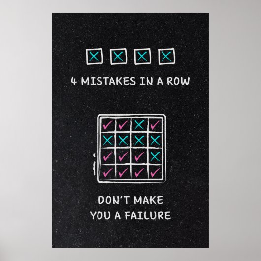 4 fouten achter elkaar maken je nog geen mislukkel poster (Voorkant)